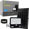CLAR ARGO Faretto LED Da Esterno Solare Con Pannello, Faro Da Esterno, Faretti Solari (Pack 1)