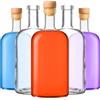 SUPERBUTELKI.PL Bottiglie da riempire 700 ml - bottiglie di liquore da riempire bottiglie di vetro - bottiglie di vetro con tappo a vite 5x