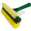 Spazzola per pulizia finestre Spazzola per pulizia zanzariere con spugna pulisci zanzariera moschiere 1030 Verde Metallo plastica morbida o nylon