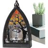 Generico Lanterna Di Halloween - Luci Teschio e Decorazione Spaventosa Lampada da Scrivania - Decorazione Casa Per Tavolo Libreria Esterno Festa Scrivania Patio Fattoria Giardino Soggiorno