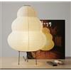Nogy Lampada da Terra Stile Noguchi - Luce di Carta di Riso Giapponese - Lanterna Cinese - Lampara de Pie para Sala - Japandi Style