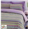 Biancheria&Casa Lenzuolo sopra in Fantasia 100% Cotone Made in Italy Matrimoniale Maxi Baia-Lilla