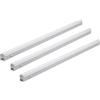 Oktaplex lighting Oktaplex set da 3 Riga barra LED sottopensile estensibile 84 cm | 370 lm e 12,7 W, 4000 K bianco neutro su 230 V, finitura bianca con interruttore e collegamento estensibile
