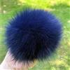 SUKORI 2 Pezzi Pompon in Pelliccia di Volpe Naturale per Berretti, Cappello, Borse, Accessori e Sciarpa - Fai da Te
