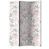 murando - Paravento da Interno Fiori 135x172 cm 3 Pannelli - Stampa Bilaterale su Tela in TNT - Separe per Ufficio Ambienti Paraventi Decorazioni Moderno Soggiorno - Foglie b-C-0264-z-b
