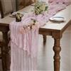 WAITER TREE Runner da Tavolo Boho Garza Rosa 90 x 400 cm Runner Tavola | WAITER TREE Runner Tavola Decorazione per ristoranti matrimoni Baby Shower feste ricorrenze Natale e Capodanno
