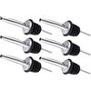 MAQA 6 pz Versatori per cocktail in acciaio inox, beccucci bottiglie cocktail 11 cm, dosatori bottiglie bar, metal pour barman