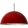 bamyum Lipeo Lampada a Sospensione Soggiorno Ø40 cm E27 Lampada da Pranzo in Metallo Decorativa Cucina Moderna Rosso