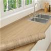 DIMEX LINE Dimex, pellicola autoadesiva per mobili, motivo con legno di rovere medio, decorativa, per porte, cucina, armadio, tavolo, larghezza rotolo: 90 cm