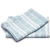 LinenMe Set di 2 canovacci da BLAUE MARINE Multistripe Lino, 46 x 65 cm