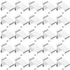GANAZONO 50 Pezzi Ganci per Luci Natalizie Esterni in Metallo Resistenti all Acqua e Ruggine Clip Grondaia per Appendere Luci Filo Outdoor Facili da Installare per Decorazioni Festive