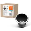 LEDVANCE Spot Twist Installazione Downlight, nero, 10W, 800 libbre, 830% in peso, diametro 93 mm, bianca calda, risparmio energetico fino al 90% rispetto a downlight alogeni, montaggio semplice, 3000k
