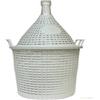 Biowin Damigiana in un cesto di plastica per la produzione di vino domestico 5/10/15/20 o 25 l. Carboy., Vetro plastica, 20 L