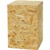 DECORATIVO - Colonna decorativa OSB, colonna di fiori per soggiorno, supporto per piante, piedistallo decorativo, design loft, base stabile, aspetto naturale, 60 x 40 x 40 cm