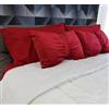 Russo Tessuti Cuscino Arredo Home Decor FIOCCO Velluto Papillon Cucina Living Fancy Bedroom 2 CUSCINI Rosso