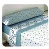 Corredocasa Set Completo Lenzuola in Morbido Pile, Made in Italy Alta Qualità con Diverse Fantasie Eleganti per un Comfort Avvolgente, Ideale per un Letto Caldo e Accogliente (Celeste, Una Piazza)
