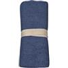Corredocasa Gran Foulard Multiuso Made in Italy - Copridivano e Copriletto Tinta Unita - Telo Arredo Copritutto con Tessuto Resistente e Traspirante in Cotone e Poliestere (Blu, 180x280 cm)