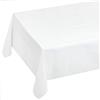 emmevi Tovaglia Antimacchia Cerata Bianca Neutra Plastificata Retro Felpato 12 Misure Copri Tavolo Cucina su Misura MOD.Favola 45 140x300cm