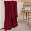 PETTI Artigiani Italiani - Asciugamani Bagno in 100% Spugna di Cotone, Set Asciugamani 1+1, 2 Pezzi 1 Asciugamano Viso e 1 Asciugamano Mani, Asciugamani Bordeaux