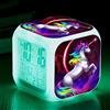 RAILONCH Sveglia a forma di unicorno per ragazze, sveglia digitale con LED notturno, regalo illuminato per bambini, ragazzi e ragazze (004)