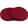 ELYSYSRL Cuscini Sedia Rotondi 40/35/30/45/50cm Cuscino Sedie Antiscivolo 2 pezzi per Sedie Cucina Giardino e Sala da Pranzo Casa Sgabello Cuscino Sedia Rotondo Cuscini sfoderabili(Burgundy,Diameter: 30CM/12in