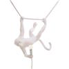 SELETTI Monkey Lamp Lampade Scimmia, Swing, Bianco