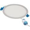 Planetitaly Faretto Rotondo LED 18W Pannello Incasso Cartongesso Ultra Sottile, Alta Resa Luminosa 1800 LM, Luce Diffusa 120 gradi, Foro Incasso 20cm, LED CCT Regolazione della Temperatura Luce da 3000K a 6500K