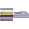 Tata Home Lenzuolo sopra 100% Cotone Misura 1 Piazza Singolo cm 150X300 Colore Azzurro