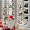 kina - UVNT0144 Vetrofanie Natalizie Adesivi Decorazione Vetrine Negozi Trasparente Removibile Riposizionabile - Finestre Kit Natale Ing Merry Christmas Buone Feste Happy New Year 80x30 cm
