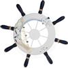 OATIPHO Bianca Lampada da Parete a Timone 85-220v LED per Camera | Luce Calda, Installazione Semplice, Decorativa, Area 5-10㎡, Acrilico Ferro Legno, Soggiorno e Letto