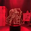 KJsdaADSA 3D Anime Lamp Night Light Hazbin Hotel Luce a led per la decorazione della stanza Manga Regalo di compleanno Arredamento camera da letto per bambini Tavolo Hazbin Hotel-16 colori