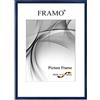 FRAMO Cornice foto 15 x 25 cm in legno massello | Blu navy lucido | Colore/dimensione selezionabile | cornici per manifesti | Puzzle | Poster | N°115