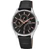 Festina Orologio Uomo Analogico in Pelle Nera - Movimento al Quarzo - Vetro Minerale ad Alta Resistenza - Elegante - Multifunzione F16974/4 Special Prices