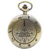 Ddjbdb Vintage bill Cipher orologio da tasca al quarzo analogico ciondolo collana da uomo e da donna orologi regalo della catena