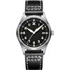 ADDIESDIVE Uomo Movimento Automatico Nh35A 200 Metri Di Resistenza All'Acqua Cinturino In Pelle Quadrante Nero Orologio Semplice Moda Unisex