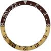 ROUHO 38mm Inserto Ghiera Alluminio GMT Ricambio Anello Componente Intarsio Orologio Inclinato 30,5mm per Rolex GMT-Master II 16710-A1 37.6 * 30.5mm