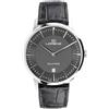 Lorenz - Orologio Classico Ultrapiatto da Uomo Swiss Made - Orologio al quarzo Modello Olivier 090016BB - Orologio con Cinturino in Pelle nero