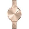 Lilienthal Berlin Orologio da donna Rosalux in Rose Bloom - Orologio da polso in acciaio chirurgico con movimento al quarzo e vetro rivestito in zaffiro - 30 mm, Bracciale in maglia rosé, Minimalista