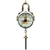JewelryWe Orologio da Tasca a Quarzo Hollow Collana in Lega Orologio Vintage Orologi Meccanici Colore Bronzo Nero (Occhio)