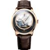 LOBINNI Orologio da uomo automatico meccanico di moda di lusso impermeabile da polso maschile orologio da polso cinturino in pelle/acciaio inossidabile, Oro-Nero-Marrone