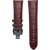 Moonbaby 18/19/20/21/22/23/24/26/28mm da uomo in vera pelle assorbimento del sudore cinturino a sgancio rapido per orologio al quarzo, orologi meccanici