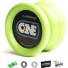 YOYO FACTORY YoyoFactory One Yoyo - Verde (dal Principiante al Professionista, Cuscinetto a Sfera in Metallo, Corda e Istruzioni Incluse)
