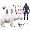 G.I. Joe Classified Series #161, Snake Eyes & Polar Bear, action figure in scala da 15 cm e orso con 15 accessori, incluso dispositivo M.A.S.S. elemento catalitico