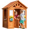 Backyard Discovery Timberlake Casetta per bambini in legno | Resistente alle intemperie, Casetta in legno/Casetta in Legno per Bambini, Casetta bambini in legno per esterni con cucina incl accessori
