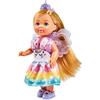 Simba 105733499 - Evi Love Unicorn, 2 pezzi assortiti, viene fornito solo un articolo, bambola come dolce fata con stampa unicorno e ali da perdere peso, 12 cm, per bambini a partire dai 3 anni in su