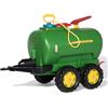Rolly Toys John Deere rollyTanker trailer (Accessorio per veicoli a pedali, per bambini da 3 a 10 anni, serbatoio d'acqua del trattore con pompa + pistola, capacità 30 litri) 122752