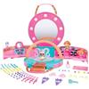 L.O.L. Surprise! Hair Beads Salon Playset - Viene Fornito con 1 Bambola e 100 Perline, Include Anche Nastri, Specchio e Altre Sorprese, Bambini dai 4 Anni in su