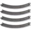 Kato N 249mm 9-3/4 Radius Curve 45-Degree (4) (Import Japan)