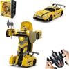 JAMARA 410029 - Veicolo Mercedes Amg Gt3 1:14 Transformable 2.4 GHz, Giallo
