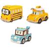 Silverlit Robocar Poli Diecasting Set : Cab, School-B, Spooky (Non-transformer) by SilverLit